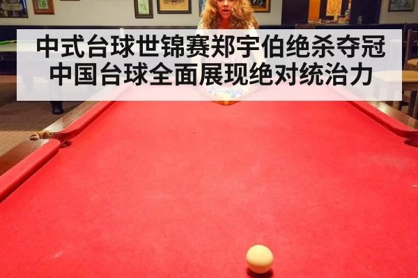 中式台球世锦赛郑宇伯绝杀夺冠中国台球全面展现绝对统治力